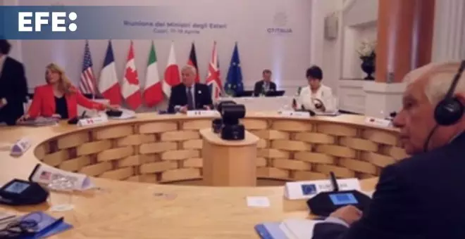 Los ministros de Exteriores del G7 cierran su reunión en Capri
