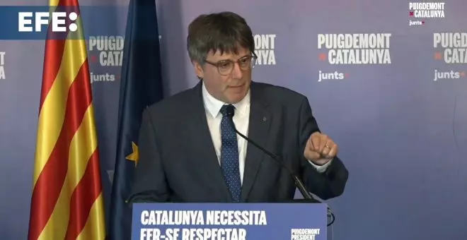 Puigdemont asegura que tumbarán los PGE si no se revierten "los déficits" hacia Cataluña