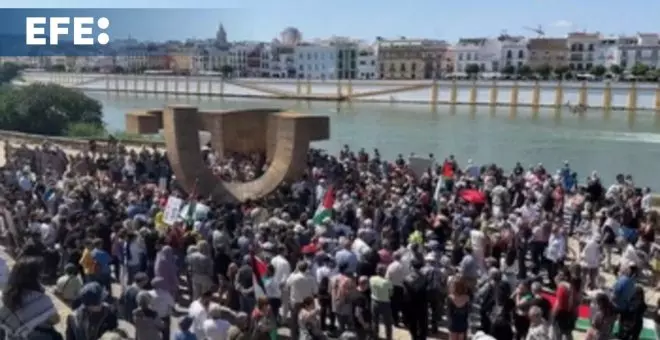 Andalucía sale de nuevo a la calle para exigir el fin del "genocidio" en Gaza