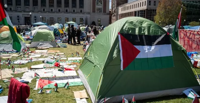 Los estudiantes de las principales universidades de EEUU se unen para protestar contra el genocidio en Gaza