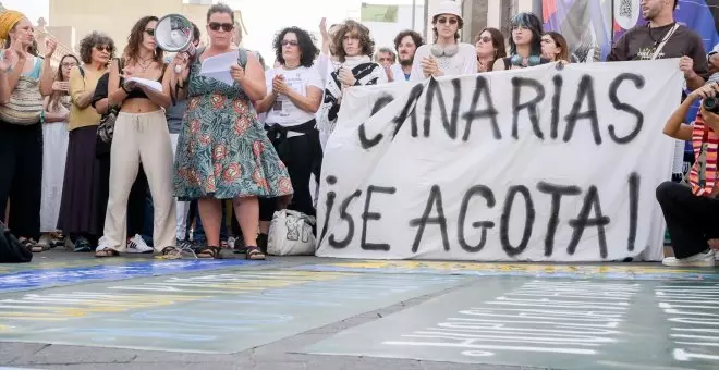 Los activistas contra el turismo masivo continúan con la huelga de hambre ante la inacción del Gobierno de Canarias