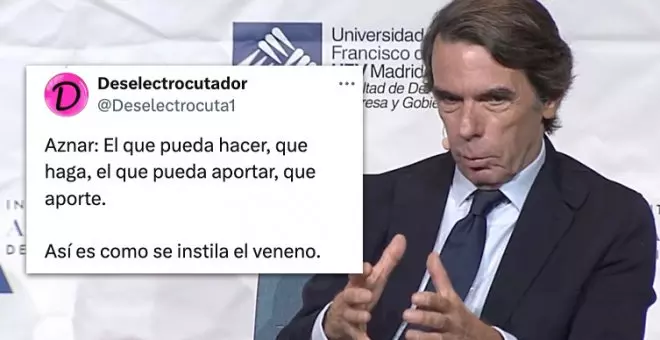 "El que pueda hacer, que haga": la frase de Aznar contra Sánchez que ahora explica muchas cosas
