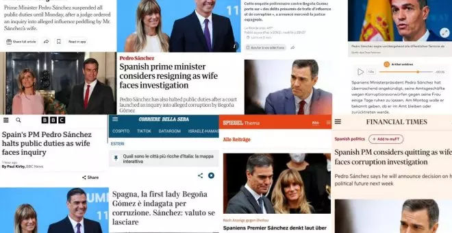 Así recoge la prensa internacional el anuncio de Pedro Sánchez