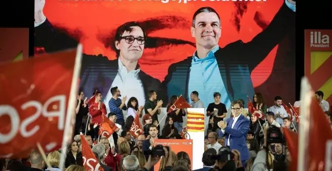 Potente arranque de campaña del PSC-PSOE con la nave central de la Fira de Sabadell abarratoda