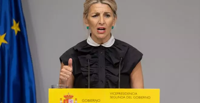 Yolanda Díaz estudia medidas contra RTVE tras Eurovisión por permitir "un acto de propaganda en medio de un genocidio"