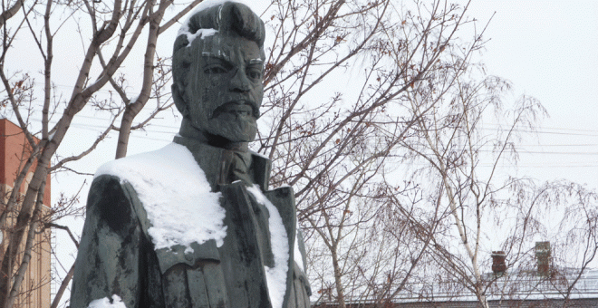 Estatua Sverdlov, Park Kultury, Moscú. AF