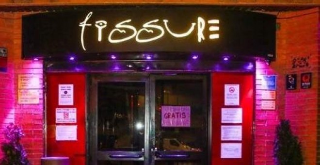 Entrada del Pub-Fissure, el local de Lleida que impidió la entrada a 14 jóvenes con síndrome de Down. Facebook