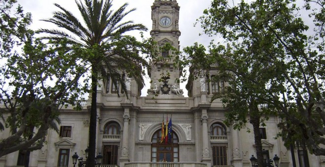 Fachada del Ayuntamiento de Valencia. EFE/Archivo