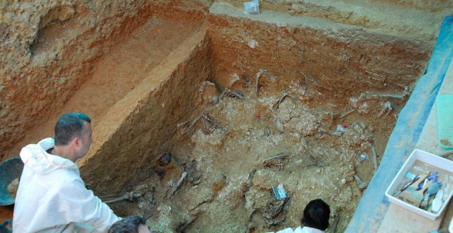 Fosa 113 del cementerio de Paterna.- DIPUTACIÓN DE VALÈNCIA