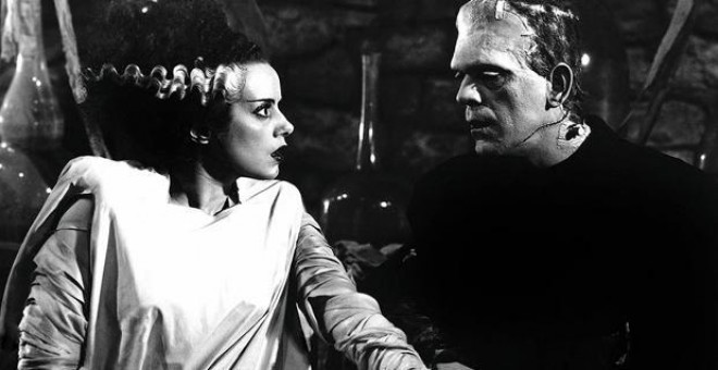 Un momento de la película 'La novia de Frankenstein'.