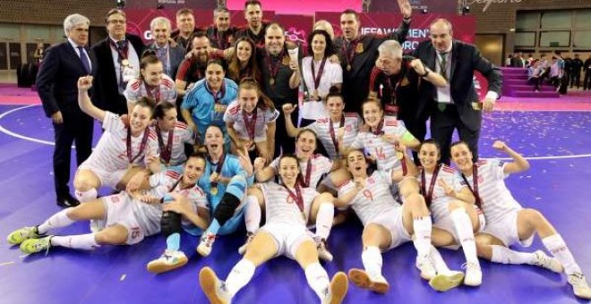 Fútbol sala femenino: España, campeona de Europa fútbol sala femenino vencer 0-4 a Portugal | Público