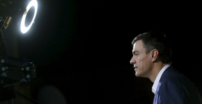 Pedro Sánchez, antes del debate. REUTERS/Juan Medina