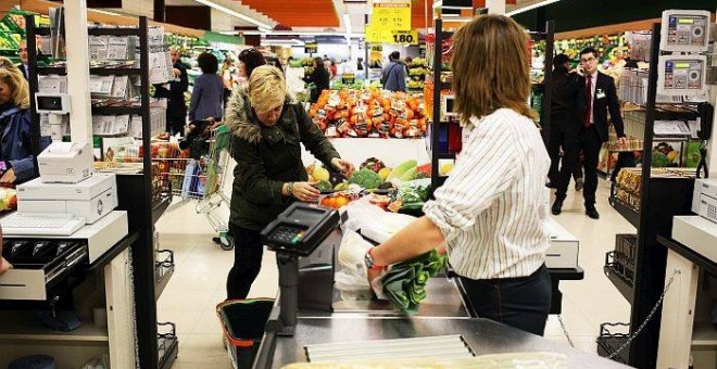 Empleada de una tienda de Mercadona en Vizcaya