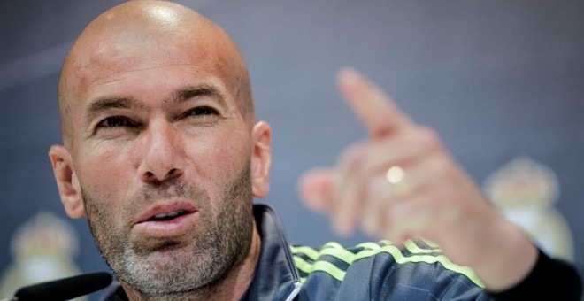 Zinedine Zidane, técnico del Real Madrid./EFE