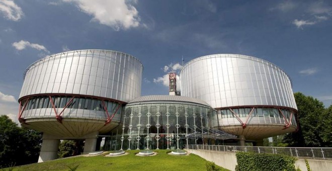 Fachada de la sede del Tribunal Europeo de Derechos Humanos (TEDH), con sede en Estrasburgo (Francia). (Michel Christen / EFE)