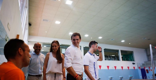 Albert Rivera esta tarde, en Tenerife. CIUDADANOS