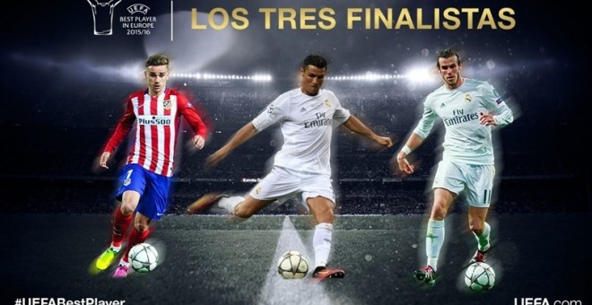 Los tres candidatos a Mejor Jugador de Europa 2015/16