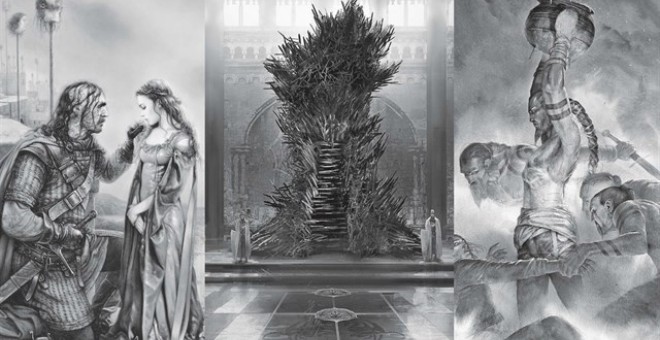 El Trono de Hierro y otros elementos de 'Juego de Tronos' como los imaginó  George R.R. Martin antes de la serie
