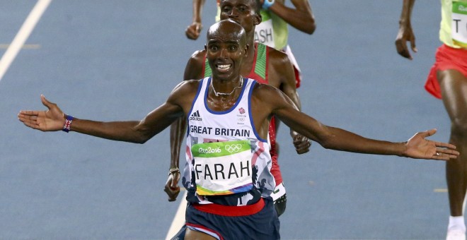 Mo Farah, nascut a Somàlia, ha qualificat la mesura de Trump de 'profundament precupant'. / REUTERS