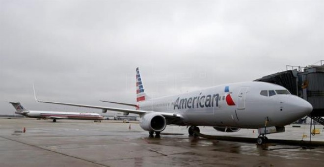 Foto de uno de los aviones de American Airlines. EFE