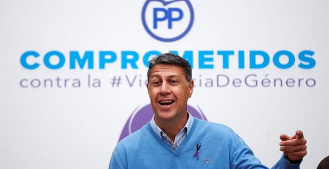 El presidente del PPC y candidato a la presidencia de la Generalitat en las elecciones del 21D, Xavier García Albiol.- EFE