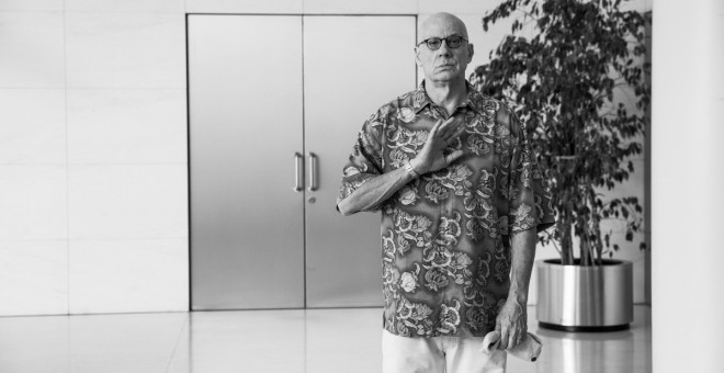 El escritor nortamericano James Ellroy