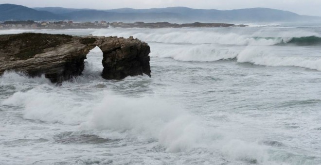 Playa de As Catedrais. EFE