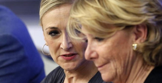 Esperanza Aguirre y Cristina Cifuentes