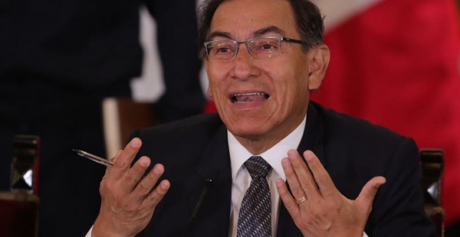 El presidente de Perú, Martín Vizcarra. - EFE