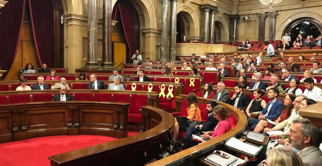 Imagen del Pleno en el Parlament de Catalunya. / Europa Press