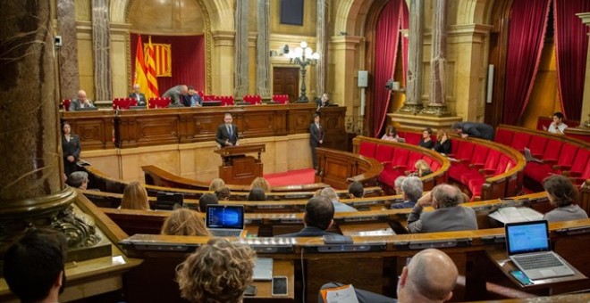 El debat al Parlament d'aquesta setmana. EUROPA PRESS / DAVID ZORRAKINO.