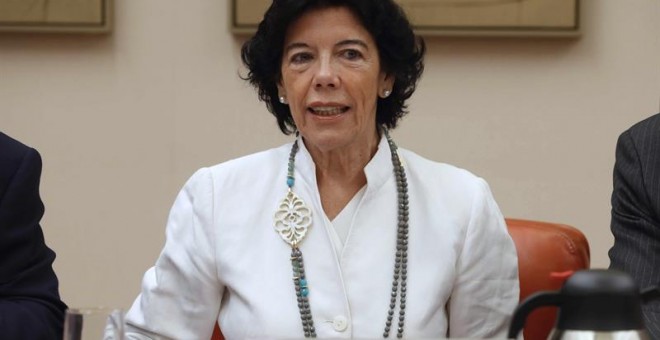 Isabel Celaá en el Congreso