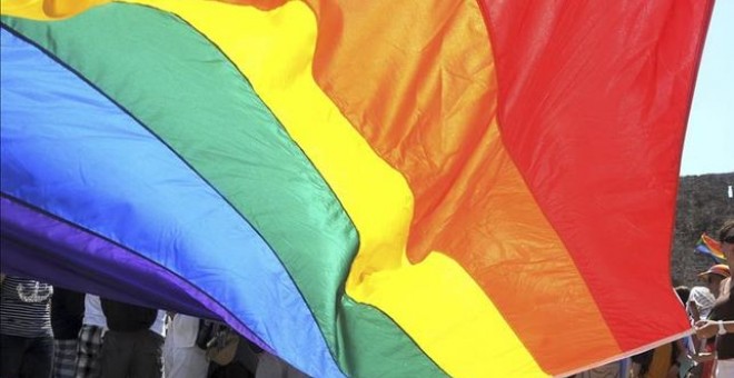 La pareja gay ha sufrido varias agresiones por el mismo agresor - EFE