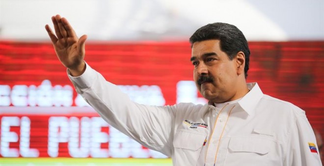 Nicolás Maduro esta semana en un acto de Gobierno. EFE