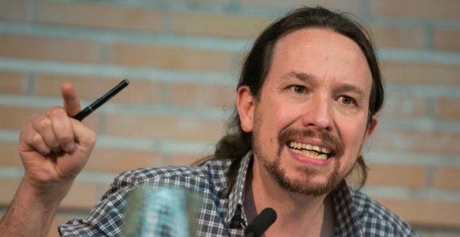 El candidato de Unidas Podemos a la presidencia del Gobierno, Pablo Iglesias. - EFE