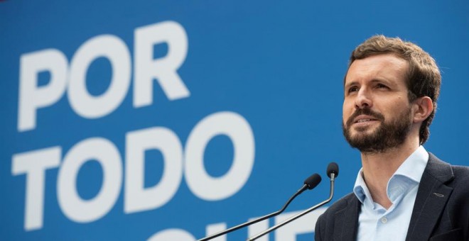 El candidato a la presidencia del Gobierno del PP, Pablo Casado./ EFE