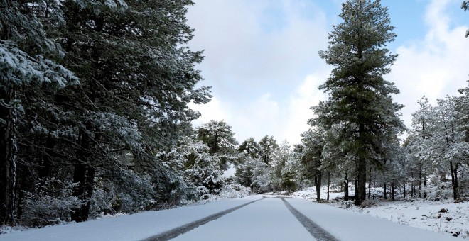 El Paraje del municipio conquense de las Majadas, se mantiene en alerta amarilla este jueves. EFE