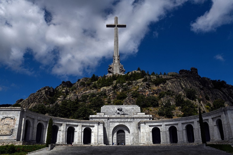 Vista del Valle de los Caídos. AFP/Óscar del Pozo