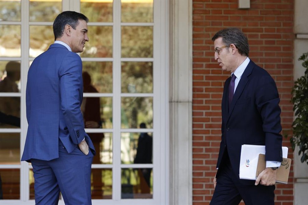 Pedro Sánchez, Alberto Núñez Feijóo