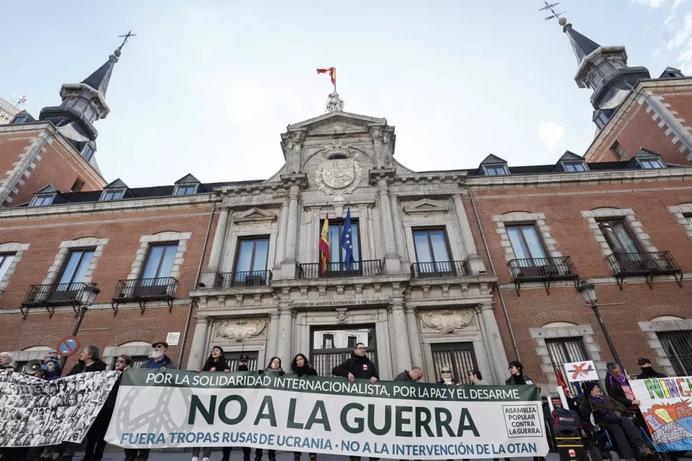 25/02/2023 Manifestación Madrid guerra Ucrania