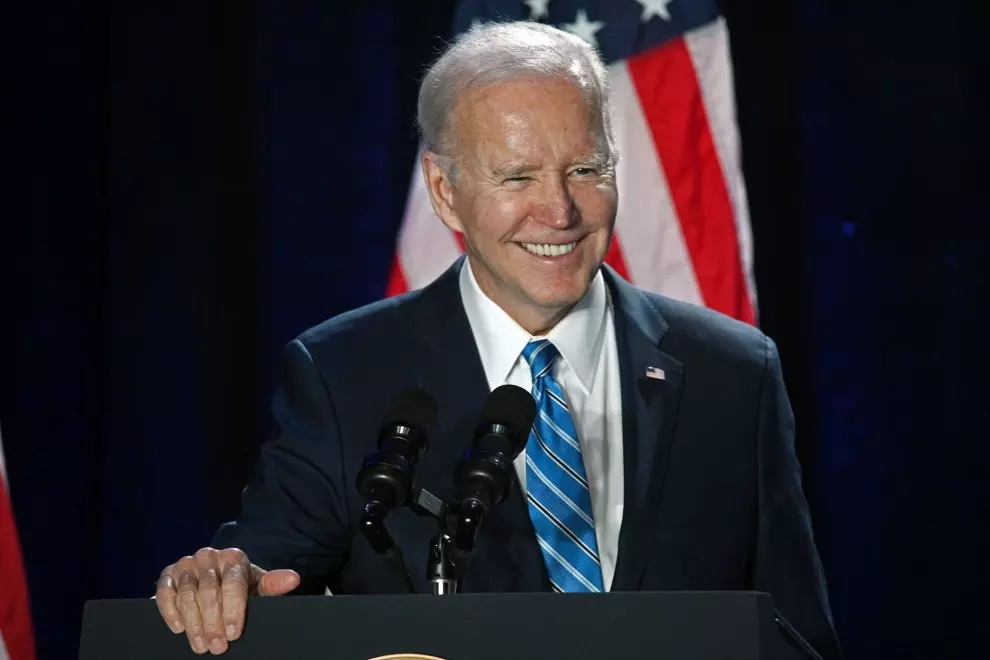 11/03/2023. Joe Biden durante un acto del Partido Demócrata, a 1 de marzo de 2023.