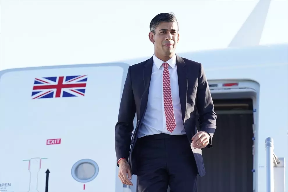 Primer ministro británico Rishi Sunak