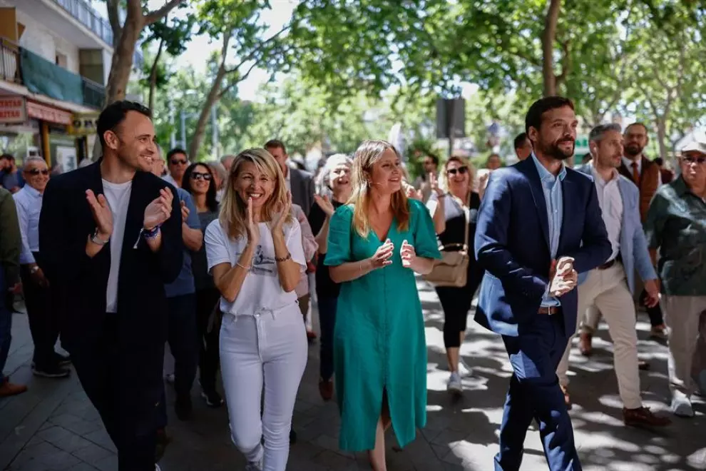 Roberto Sotomayor, Yolanda Díaz, Alejandra Jacinto