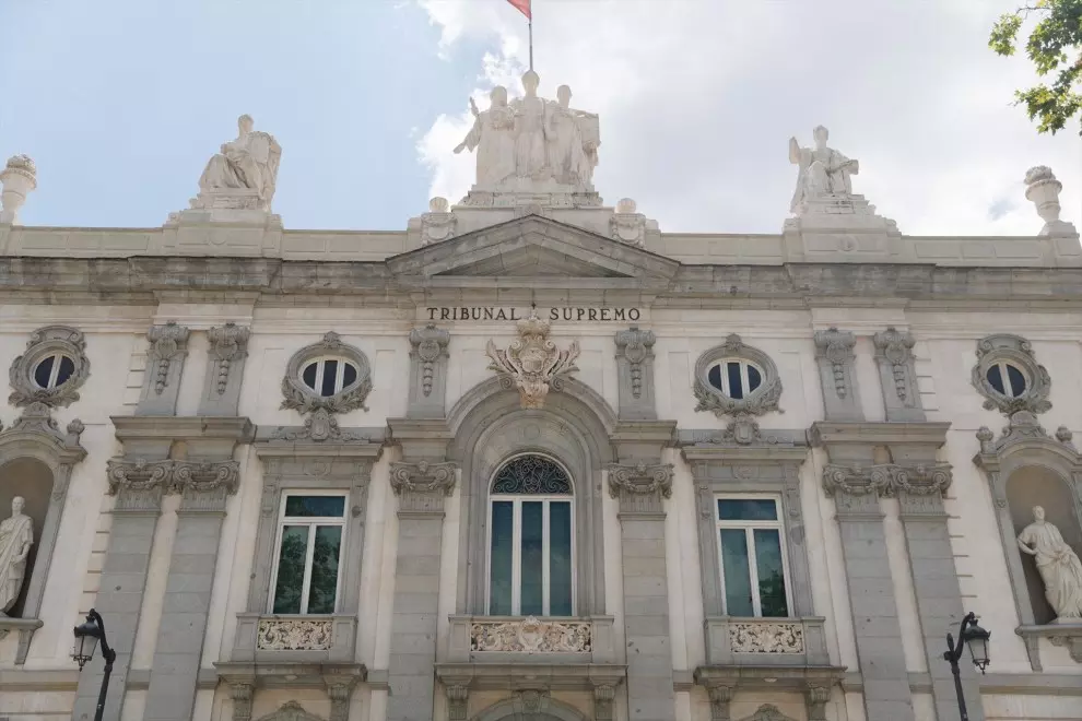 01/08/2023 Fachada de la sede del Tribunal Supremo en Madrid