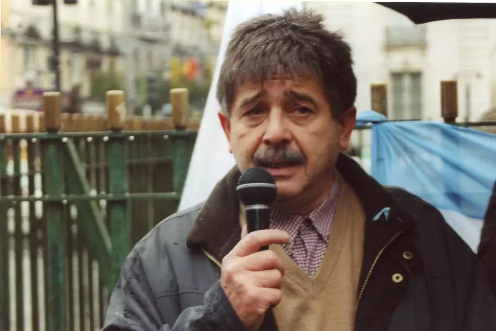 El abogado argentino Carlos Slepoy, en un fotograma del documental de Cristina Andreu.