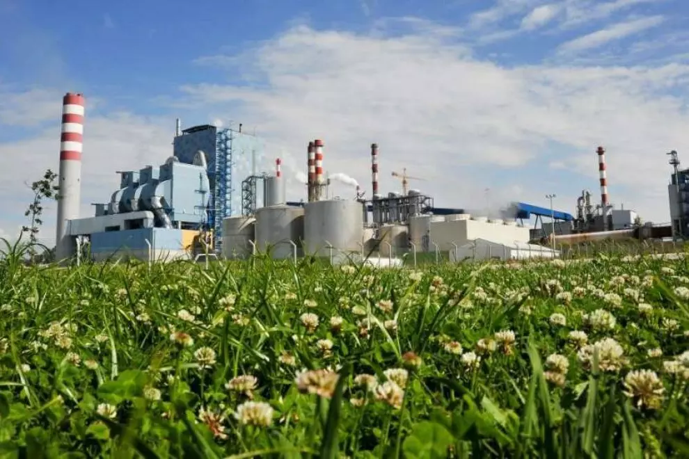 13/5/22 Planta de celulosa de Altri en Figueira da Foz, en Portugal.