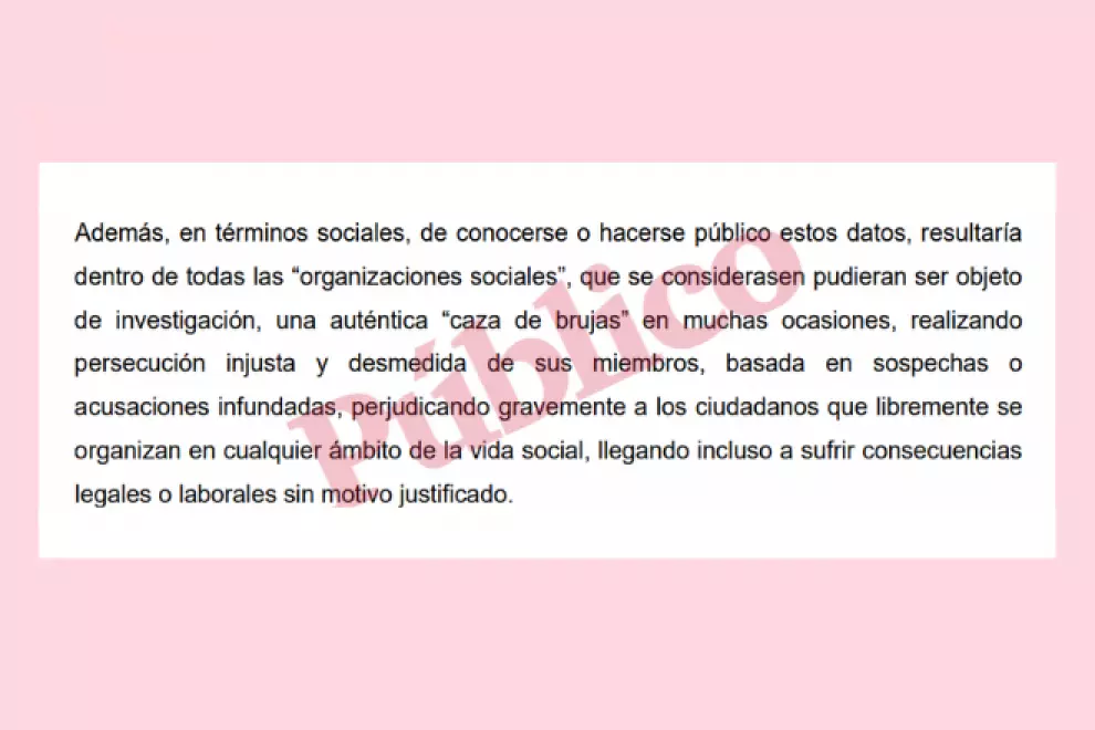 23/07/2024 Fragmento de las alegaciones del Ministerio del Interior ante el Consejo de Transparencia.