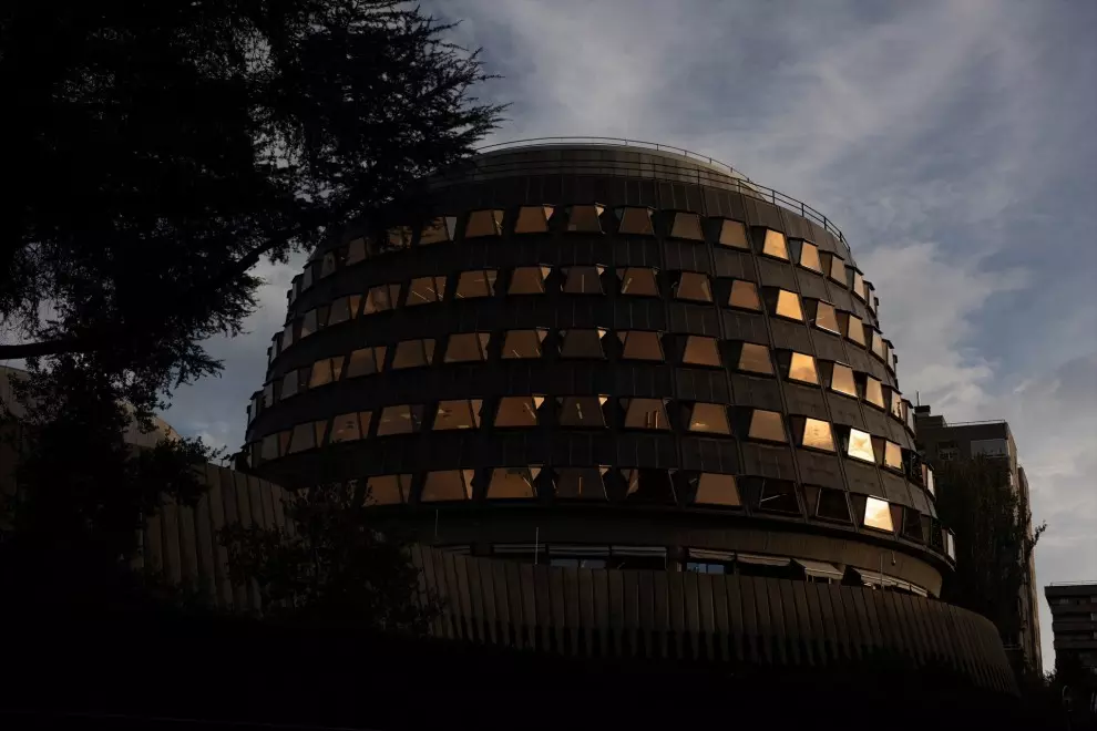 Exterior de la sede del Tribunal Constitucional  a 22 de octubre de 2024.