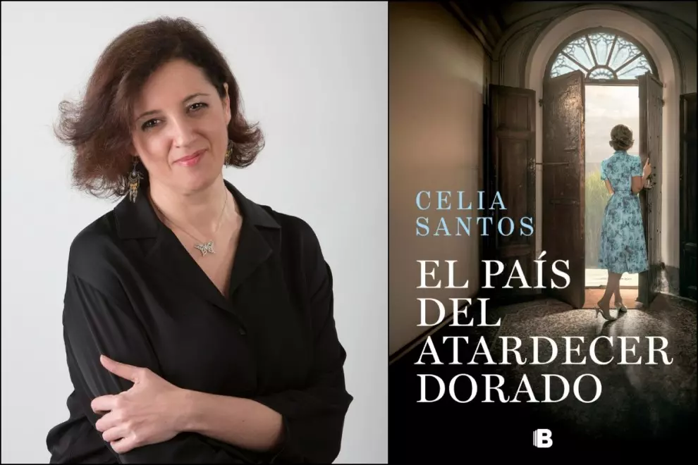 Celia Santos, autora de la novela El país del atardecer dorado.