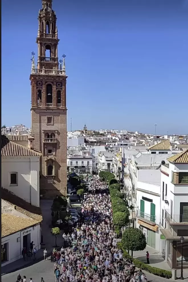 Manifestación en Carmona.